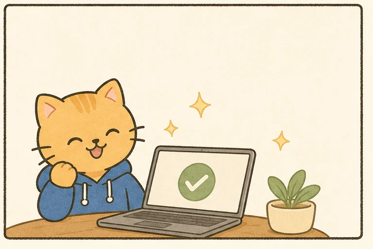 가계도 작성을 마친 냥이